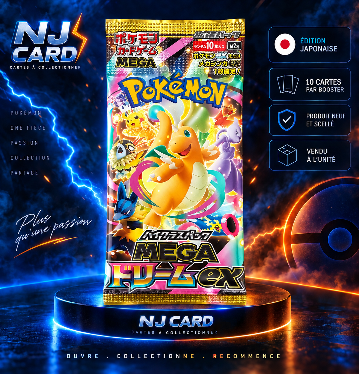 Booster Pokémon M2a MEGA Dream ex – Édition japonaise