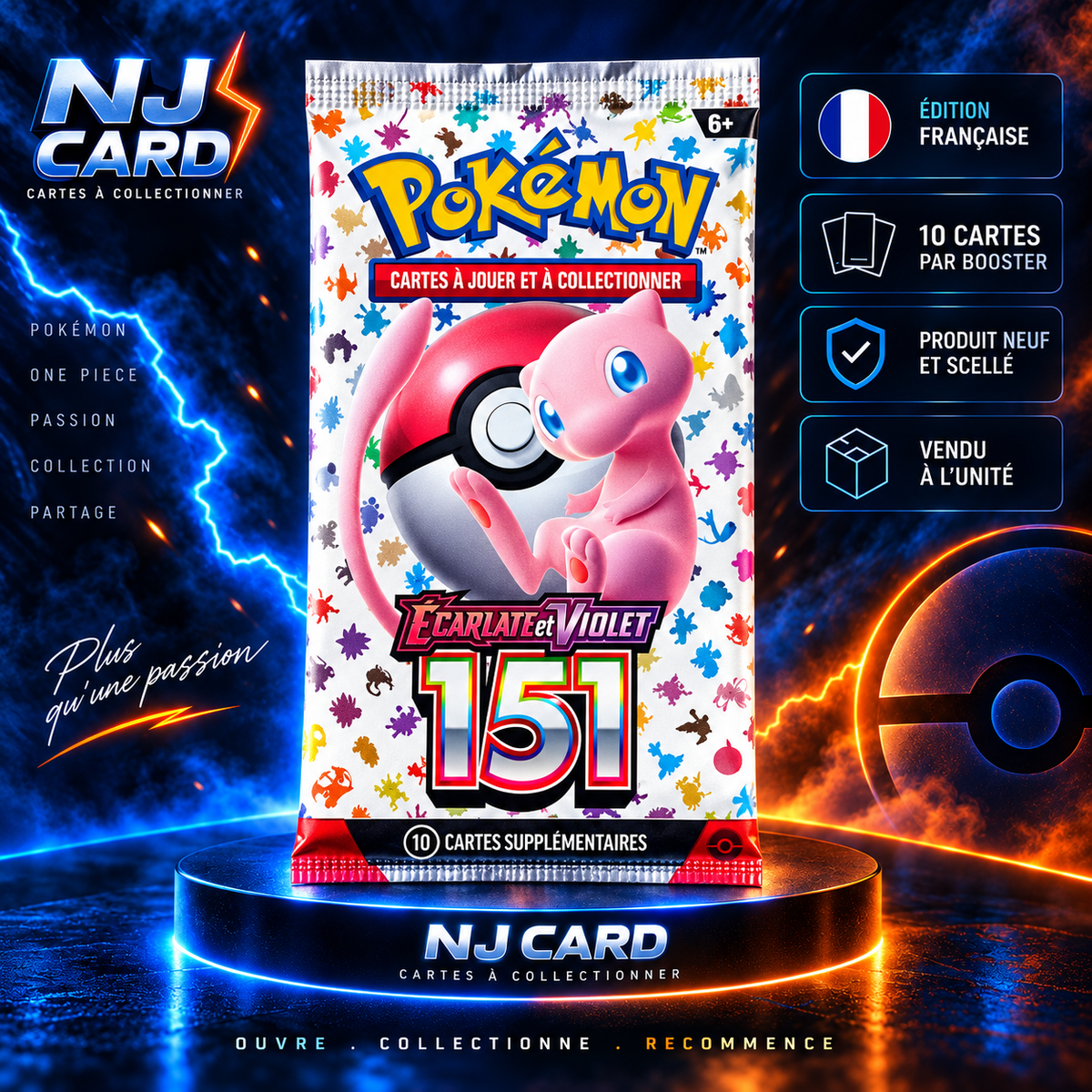 Booster Pokémon EV3.5 – Écarlate et Violet 151 – Français