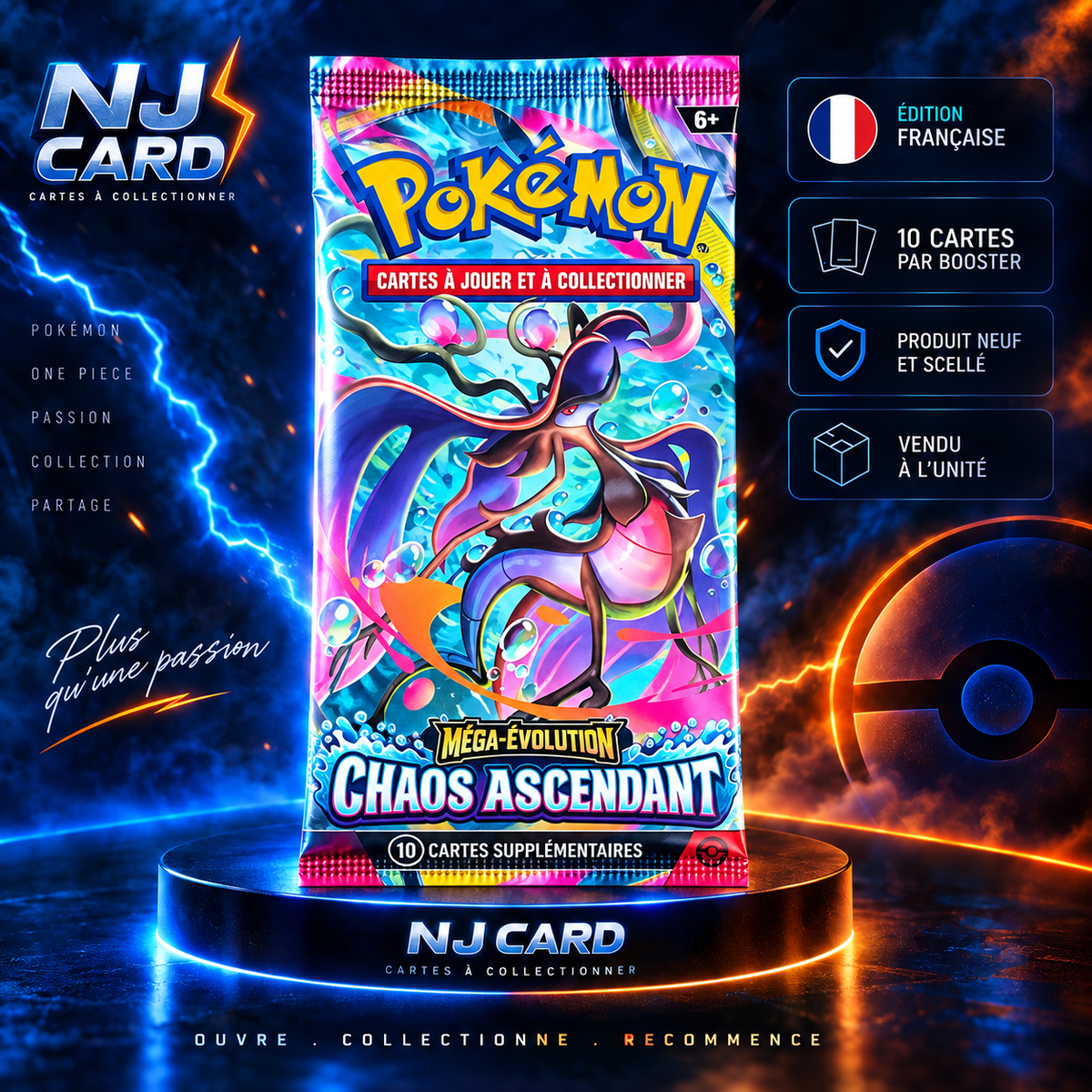 Booster Pokémon ME04 – Chaos Ascendant – Français
